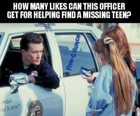terminator 2 judgment day - How Many Can This Officer Get For Helping Find A Missing Teen? Five0 Humor protect vid to serve"