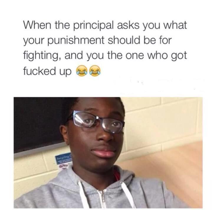 stripper does a front flip - When the principal asks you what your punishment should be for fighting, and you the one who got fucked up 3