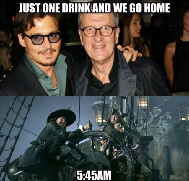 pirates of the caribbean 4 - Just One Drink And We Go Home Am
