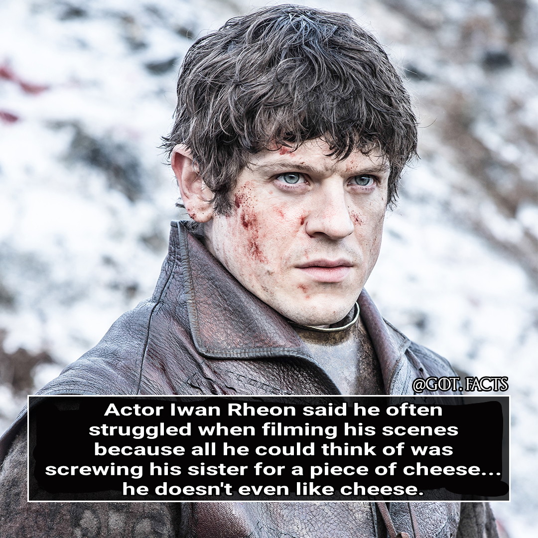 meme stream - ramsay bolton - . Facts Actor Iwan Rheon said he often struggled when filming his scenes because all he could think of was screwing his sister for a piece of cheese... he doesn't even cheese.