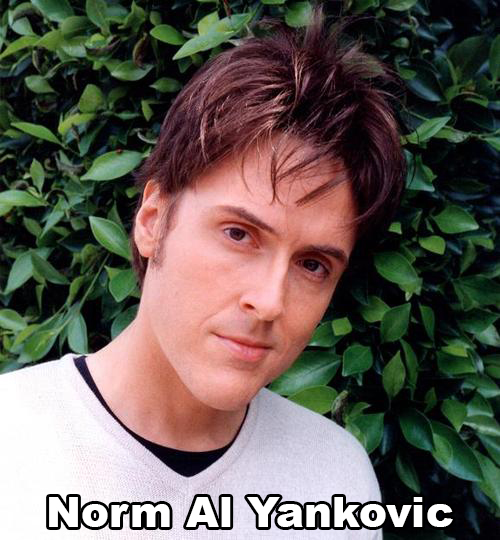 meme stream - weird al short hair - Norm Al Yankovic