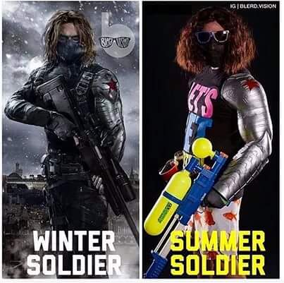 memes - winter soldier summer soldier - Kg Blerd.Vision Winter Soldier Summer Soldier