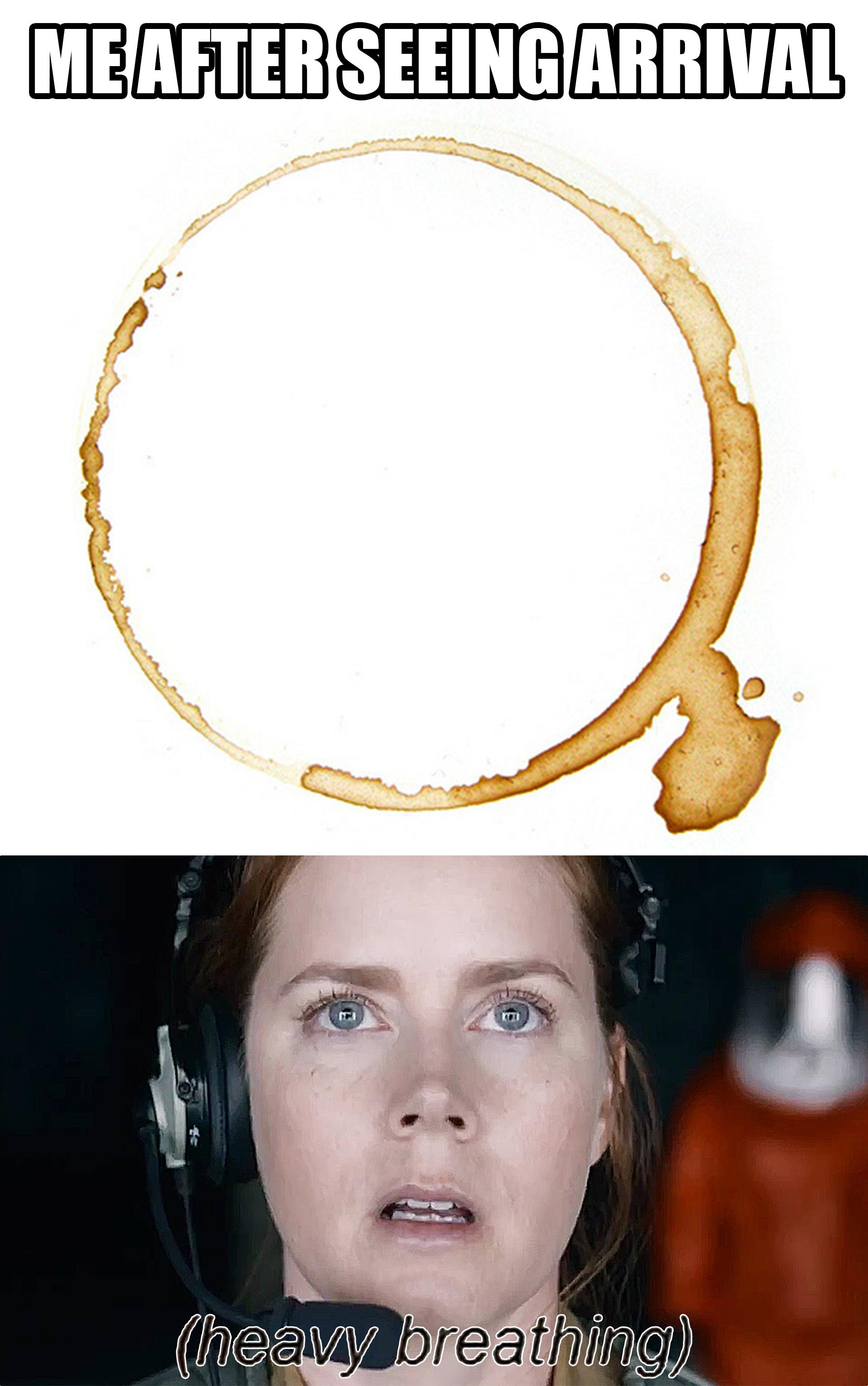 memes - me after seeing arrival - Me After Seeing Arrival heavy breathing