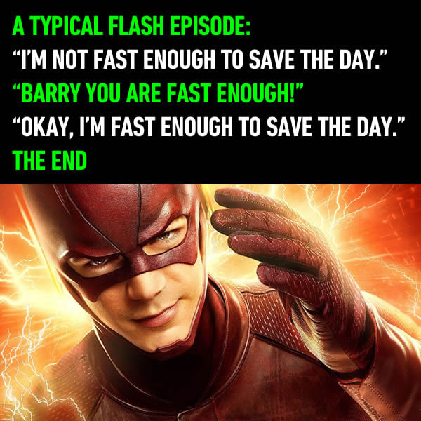 Typical Flash Episode meme