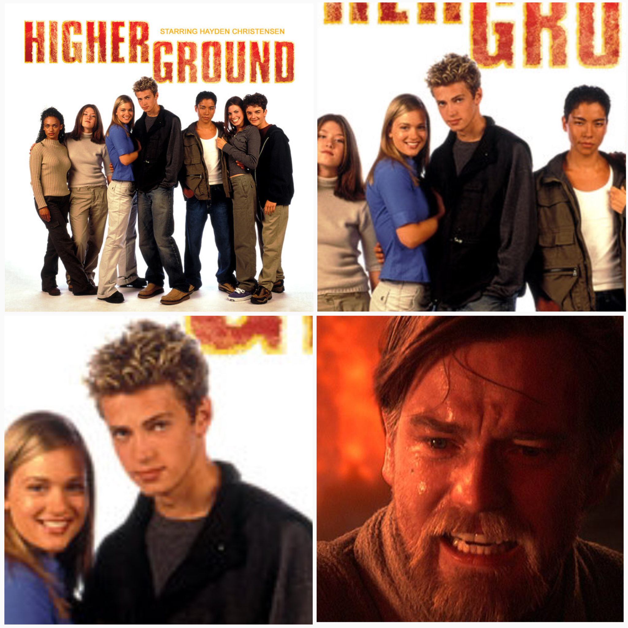 Meme of Higher Ground and that kid who played Darth Vader is in it