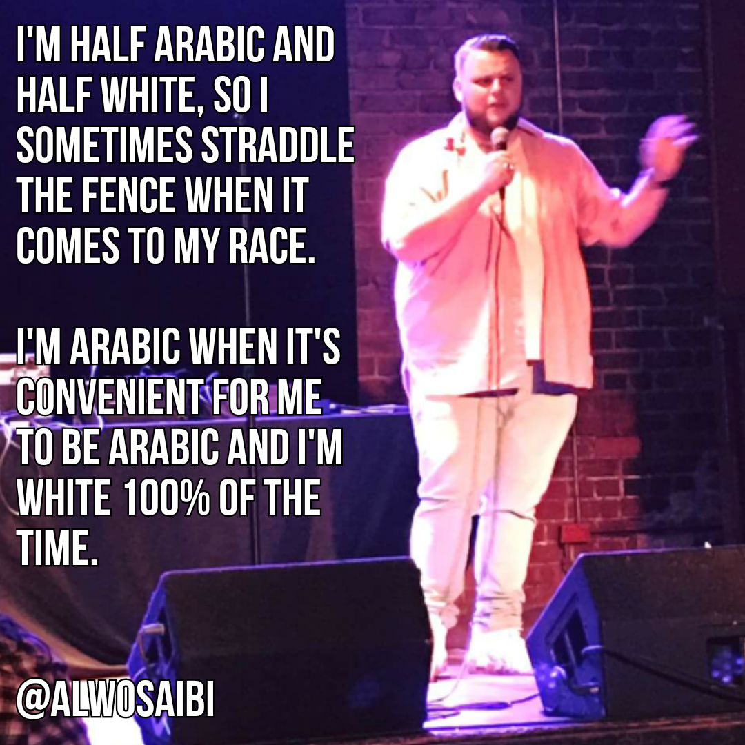 walker art center - I'M Half Arabic And Half White, Soi Sometimes Straddle The Fence When It Comes To My Race. I'M Arabic When It'S Convenient For Me To Be Arabic And I'M White 100% Of The Time.
