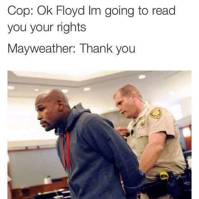 mayweather domestic violence - Cop Ok Floyd Im going to read you your rights Mayweather Thank you