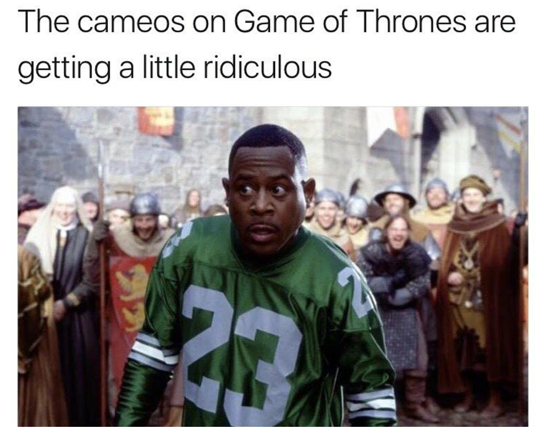 black knight martin lawrence - The cameos on Game of Thrones are getting a little ridiculous