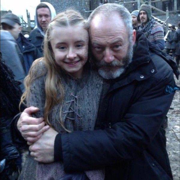 She played the daughter of Stannis Baratheon, the child that was burned at the stake in season 5 of the Game Of Thrones.