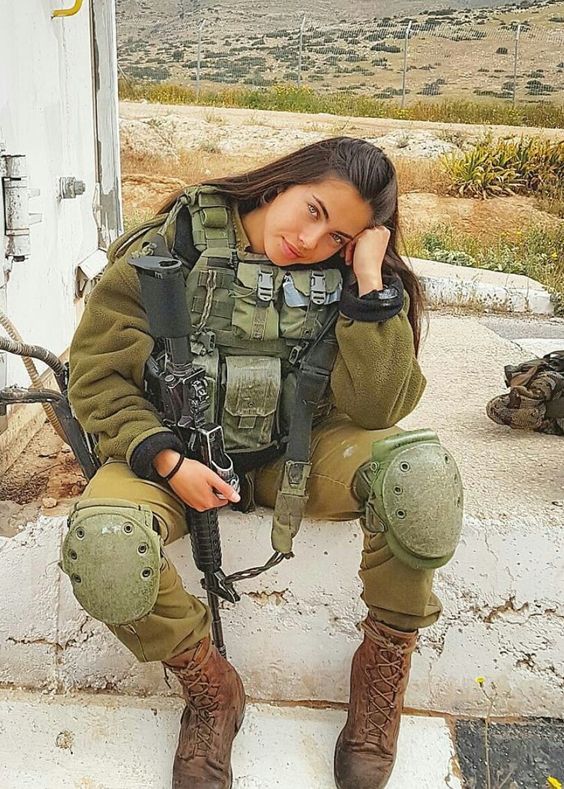 Military Girl Selfie