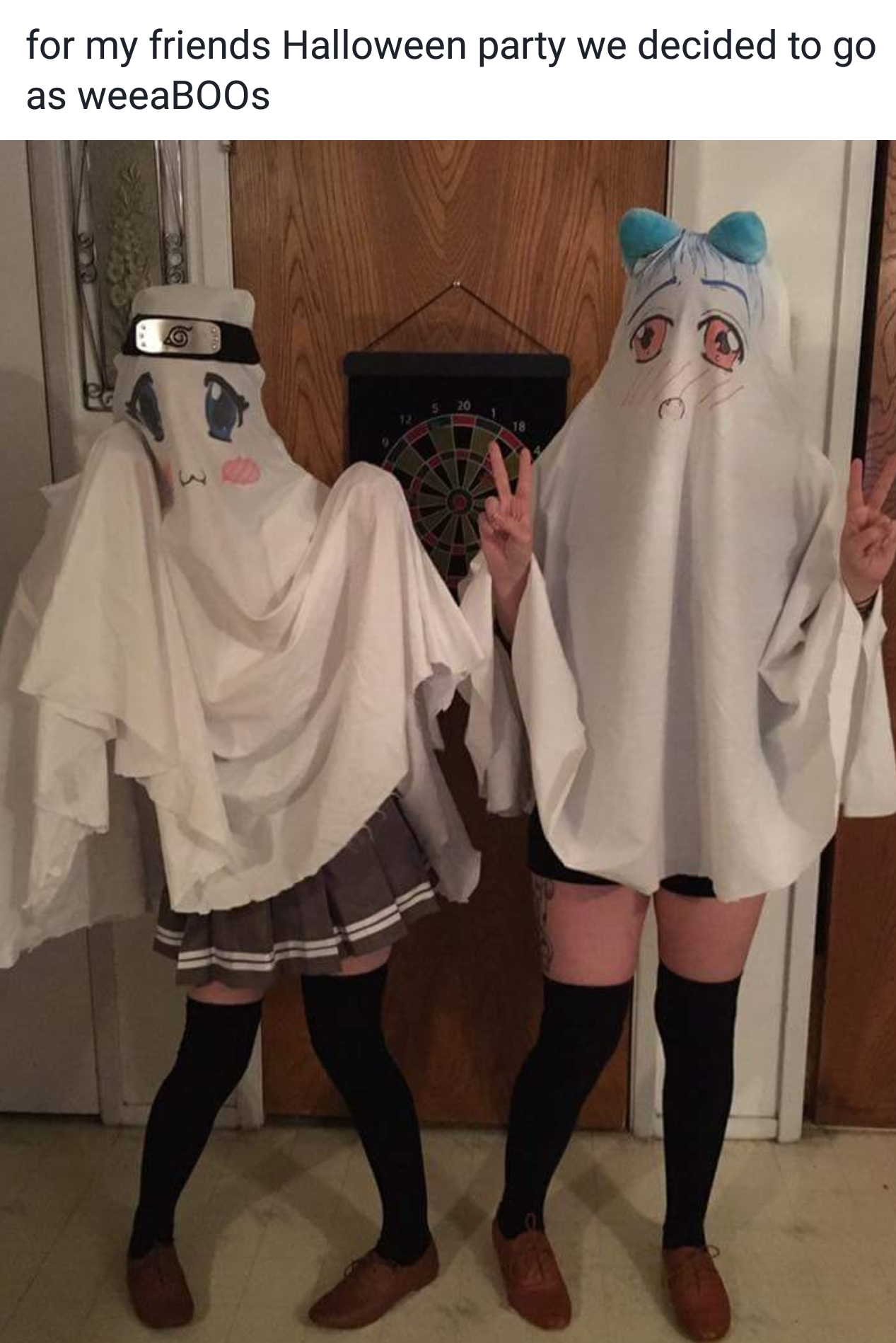 memes - costume - for my friends Halloween party we decided to go as weeaBOOS