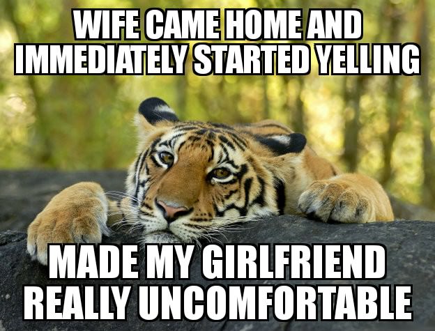 meme stream - sound of silence memes - Wife Came Home And Immediately Started Yelling Emade My Girlfriend Really Uncomfortable