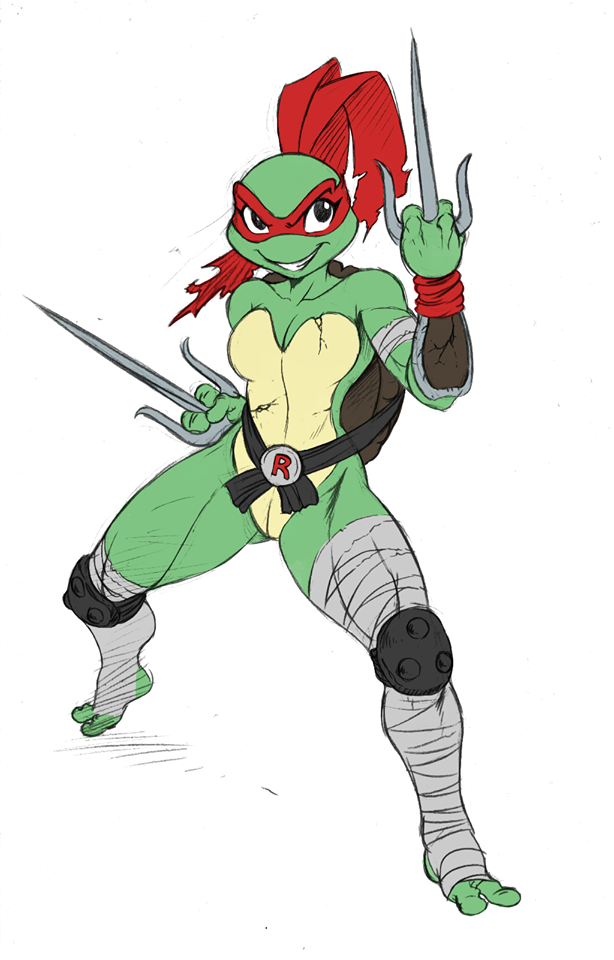 Artist Creates Gender-Swapped Ninja Turtle Characters 