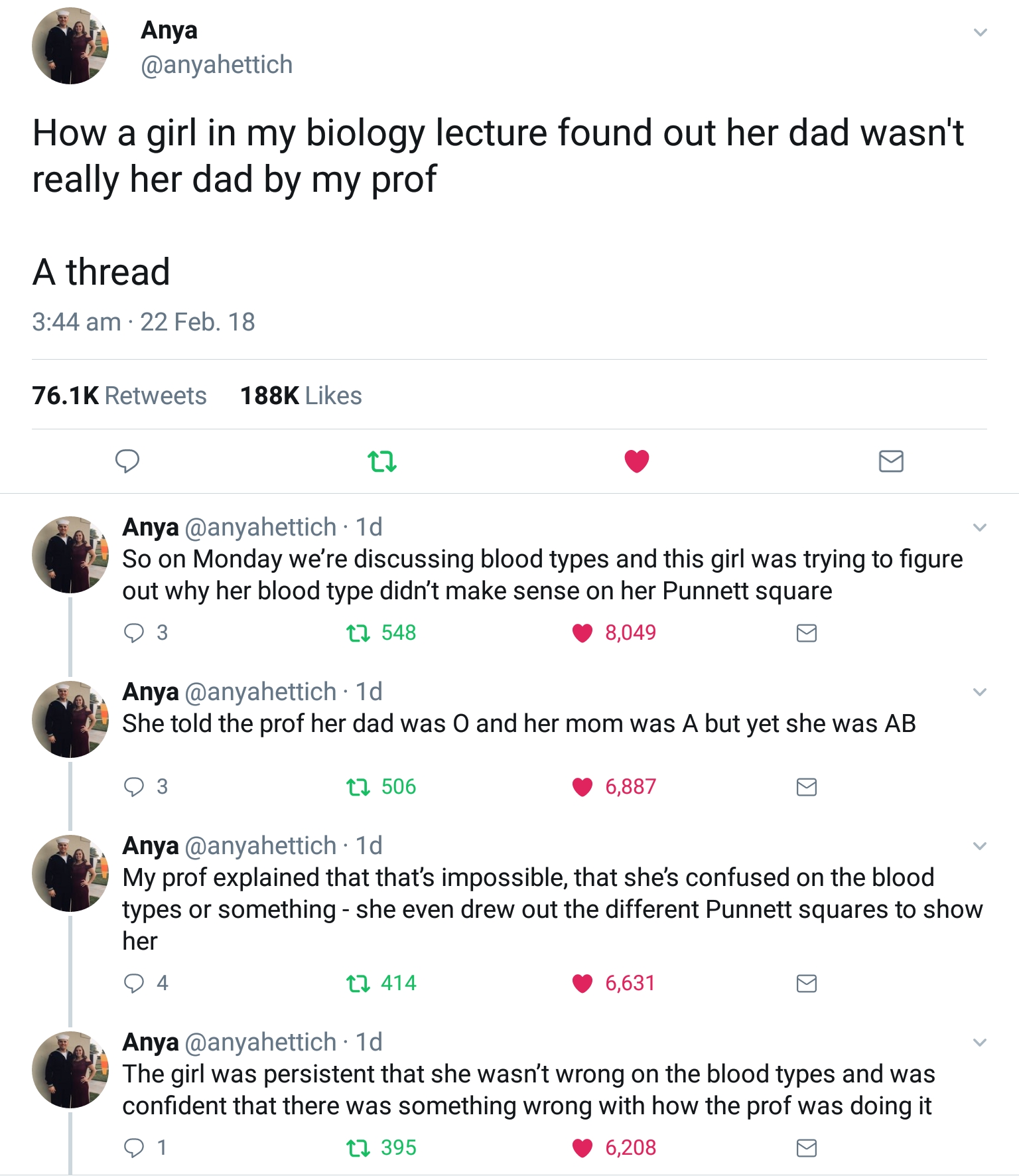 Girl Learns About Her Mom's Affair Thanks To Biology Class