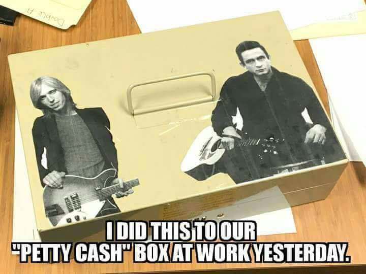 meme petty cash box funny - 32 I Did This To Our "Petty Cashboxat Workyesterday.