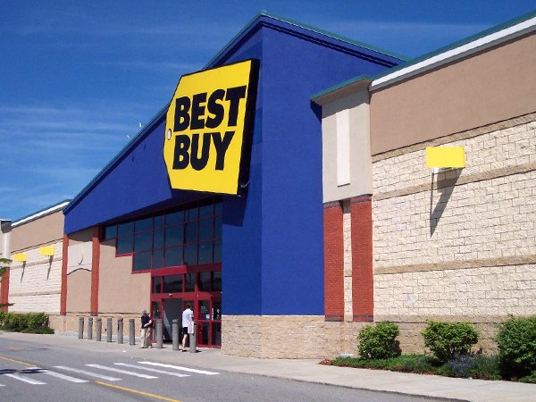 Start a legitimate business that sells electronics. Sell everything for one cent. Go to Best Buy and buy the stuff that you sell, using price matching.