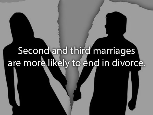 relationship memes of Second and third marriages are more ly to end in divorce.