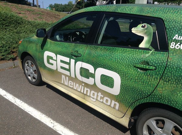 gecko car - Geico Newington