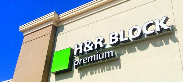 street sign - H&R Block premium