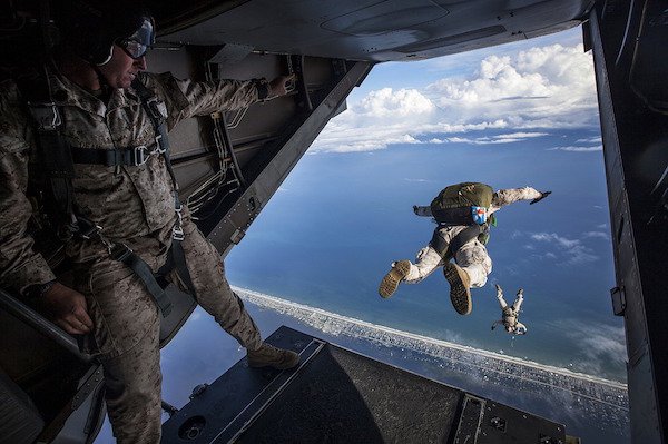 military skydiving