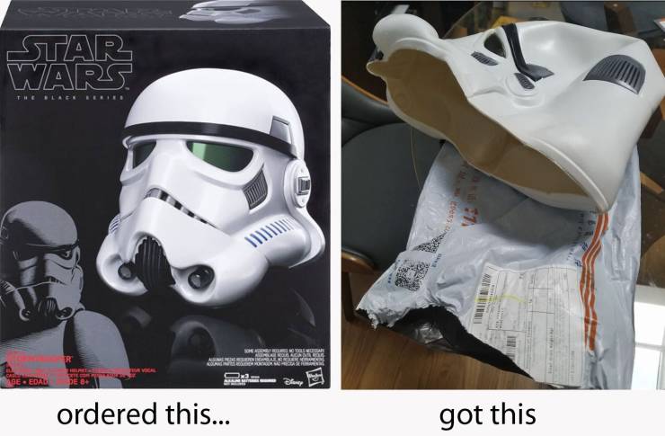 stormtrooper helmet the black series - Star ordered this... got this