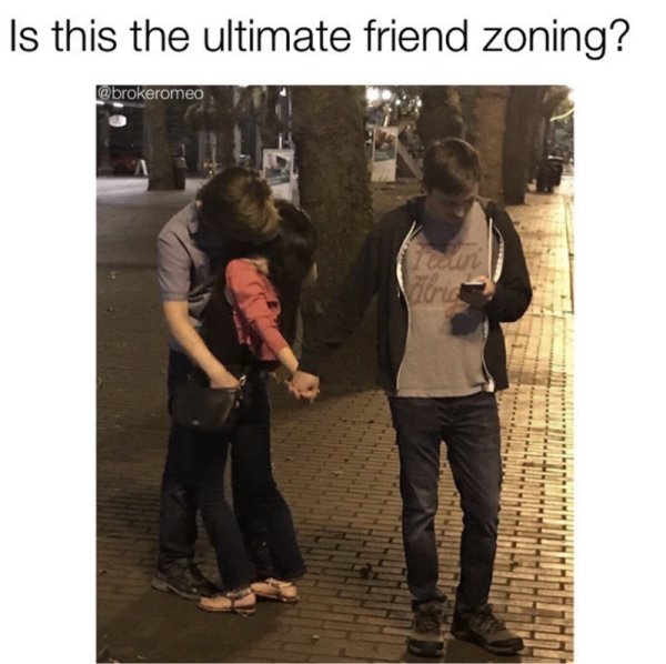 shoulder - Is this the ultimate friend zoning?