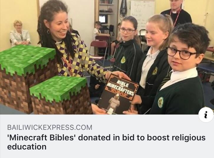 community - Bailiwickexpress.Com 'Minecraft Bibles' donated in bid to boost religious education