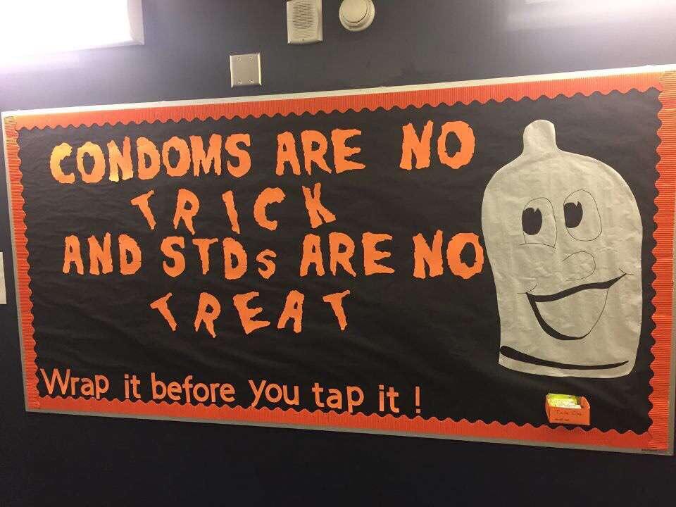 banner - Condoms Are No Trick And Stds Are No Treat Didelis Wrap it before you tap it!
