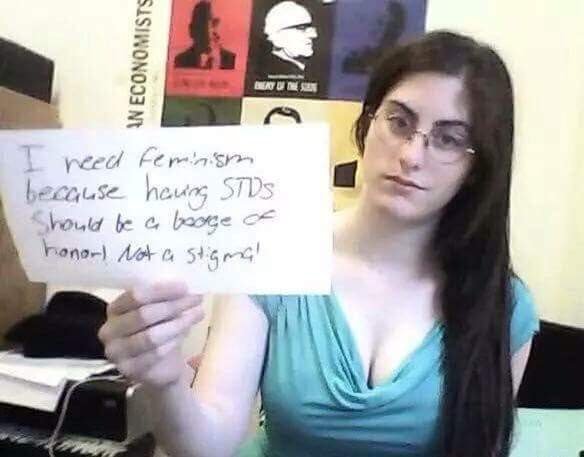 communismkills nude - In Economists Bende I need feminism because heung STDs should be a booge of honors not a stigmal