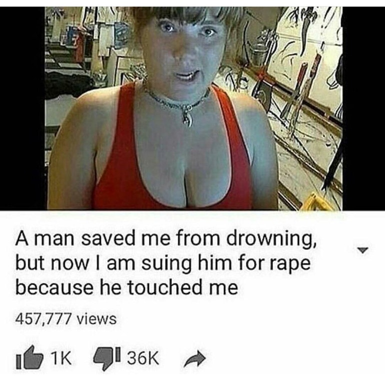 man saved me from drowning but now im suing him - A man saved me from drowning, but now I am suing him for rape because he touched me 457,777 views ib1K