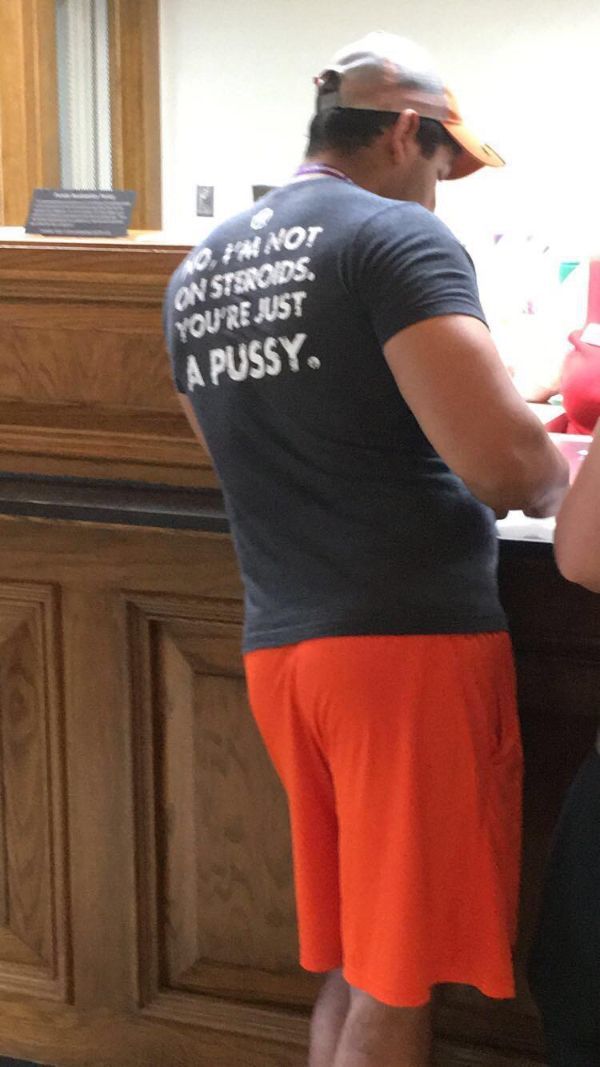 t shirt - 10.7No On Stangids You'Re Just A Pussy