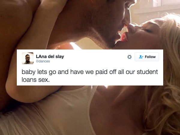 mouth - LAna del slay dances baby lets go and have we paid off all our student loans sex.