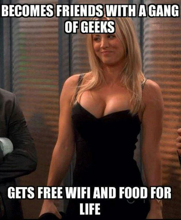 big funny - Becomes Friends With Agang Of Geeks Gets Free Wifi And Food For Life