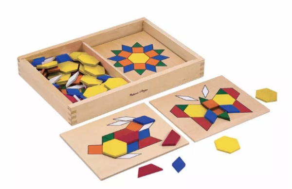 pattern blocks and boards