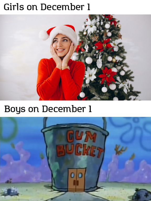 Girls on December 1 Boys on December 1 Cum Bucket 00 00