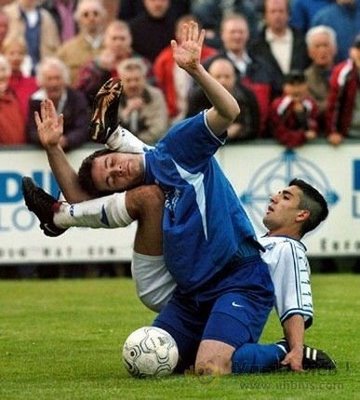 Great moments in soccer pain.