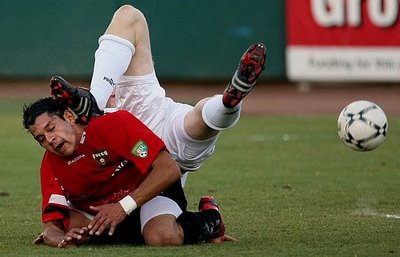 Great moments in soccer pain.