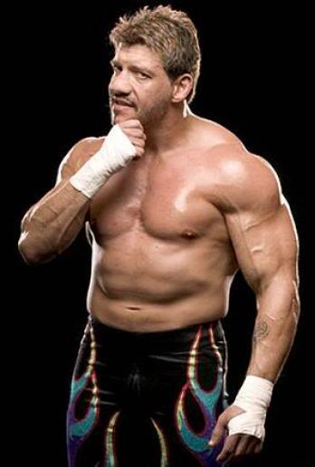 Eddie Guerrero not only battled in the ring, but also fought with drug and alcohol addiction.  He eventually became WWE Champion in 2004.  On Nov. 13, 2005, Eddie was found unconscious inside his hotel room.  He died of acute heart failure.