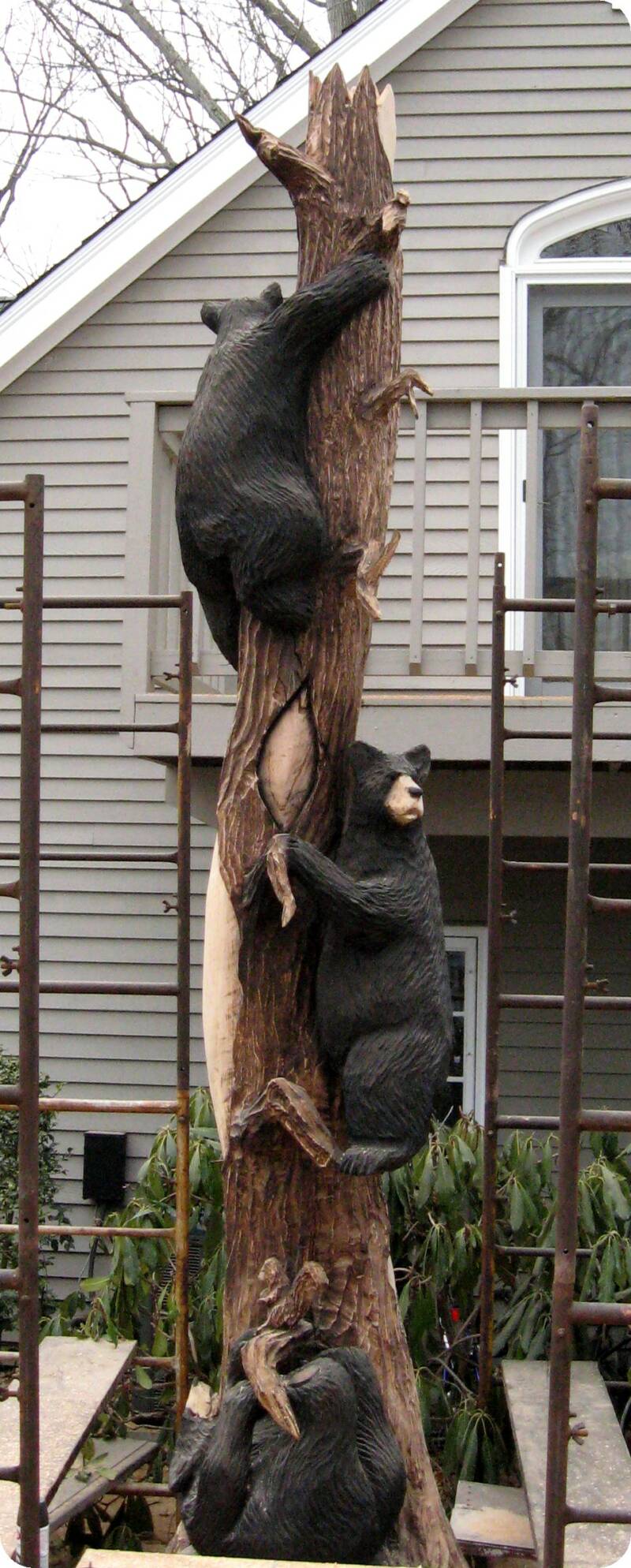 tree bear chainsaw carving - . Si | Willit