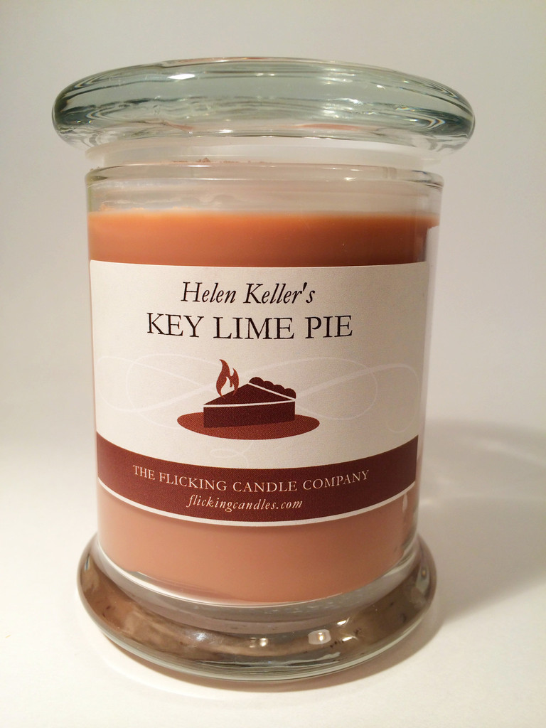 We tried to tell Helen Keller that her candle smells nothing like Key Lime Pie, she wouldn't listen.