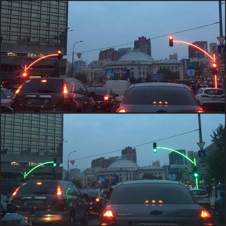 ukraine traffic lights