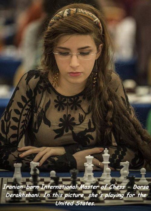 dorsa derakhshani age - Iranianborn International Master of Chess Dorsa Derakhshani. In this picture, she's playing for the United States.