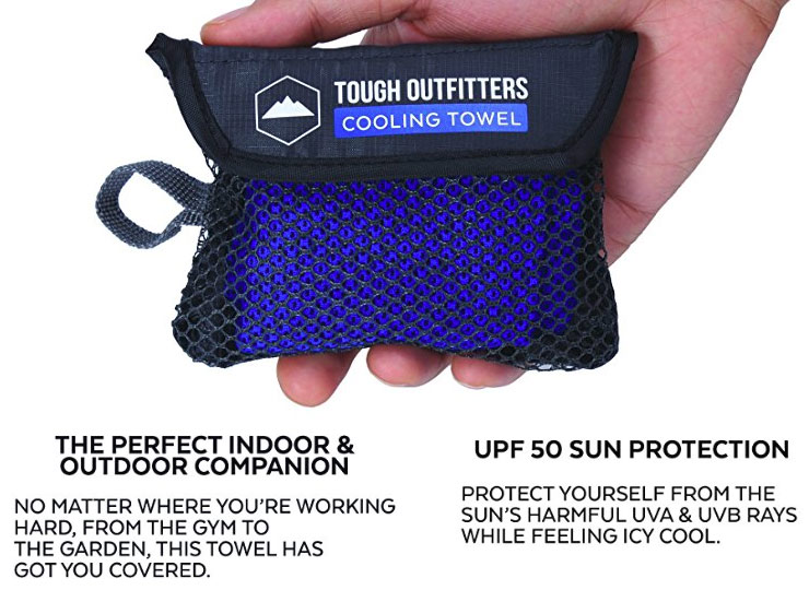 Tough Outfitters Cooling Towel The Perfect Indoor & Outdoor Companion Upf 50 Sun Protection No Matter Where You'Re Working Hard, From The Gym To The Garden, This Towel Has Got You Covered. Protect Yourself From The Sun'S Harmful Uva & Uvb Rays While…