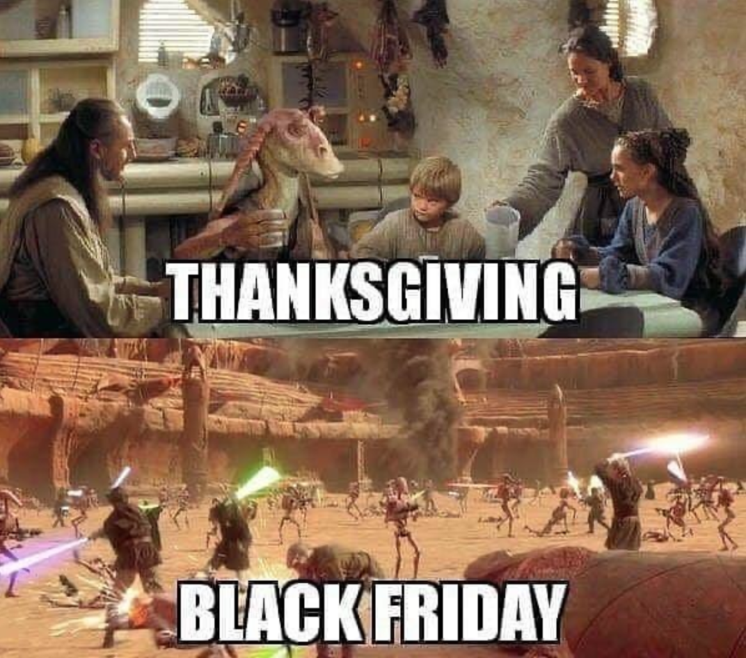 thanksgiving memes - thanksgiving black friday meme - Thanksgiving Black Friday