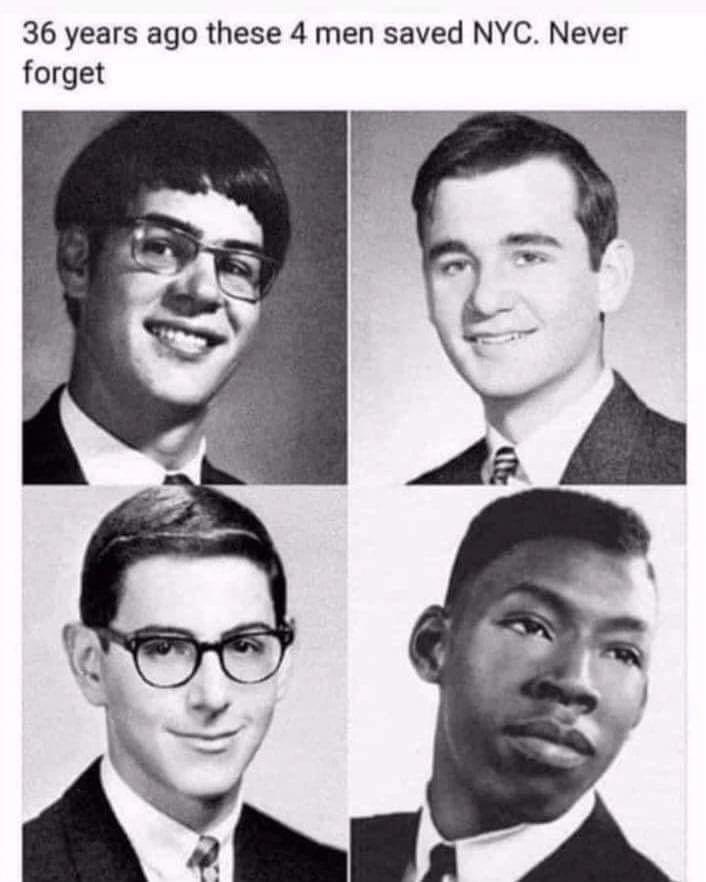 monday morning randomness - young harold ramis - 36 years ago these 4 men saved Nyc. Never forget