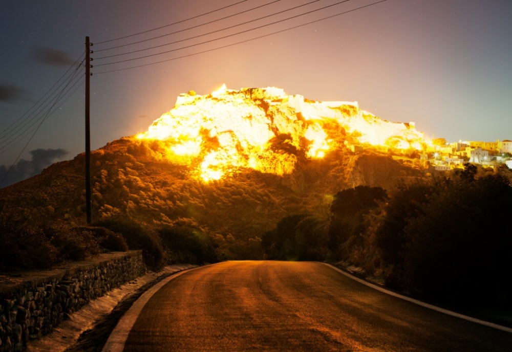 fascinating photos - explosion landscape