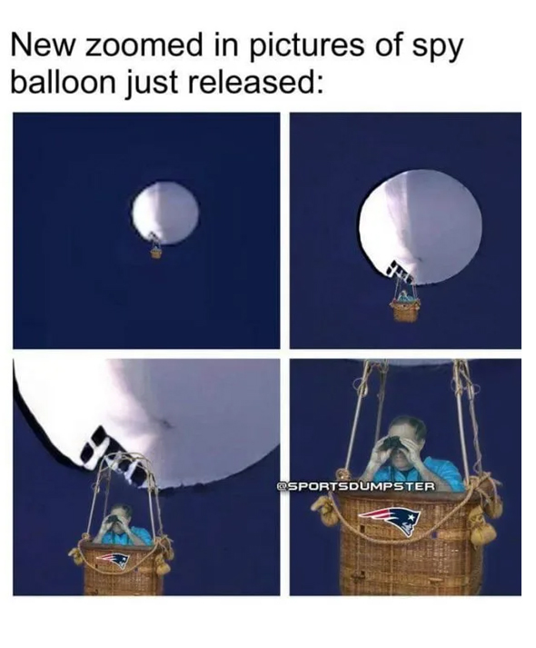 Chinese spy balloon memes - one community - New zoomed in pictures of spy balloon just released