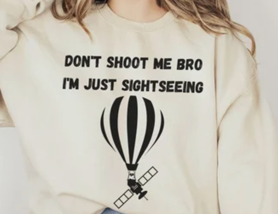 Chinese spy balloon memes - valentines disney shirt - Don'T Shoot Me Bro I'M Just Sightseeing