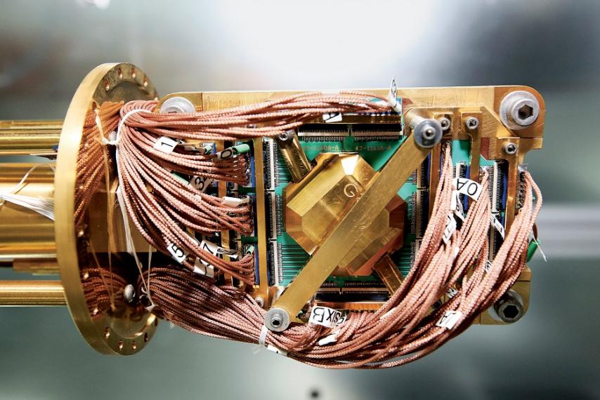 The processor for a quantum computer.