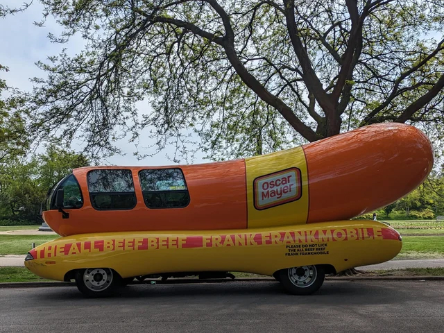 The Wienermobile is no more. Now it's the Frankmobile.